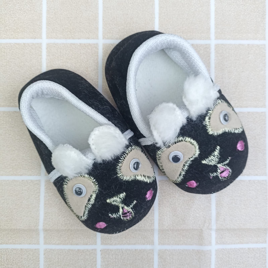 mandirishoestore-SEPATU PREWALKER KARET MOTIF HEWAN LUCU ANAK 0-12 BULAN FPY14