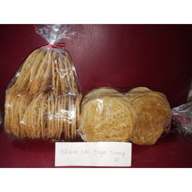 

Kerupuk mie bogor ukuran sedang