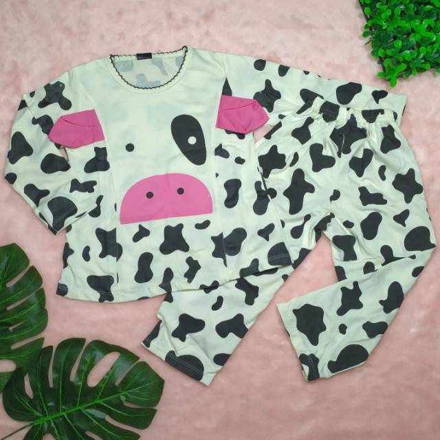 [Ss#167] Setelan Piyama Anak Model Za-Ra Kids Size 1-3tahun Bahan Kaus / Pakaian Anak Perempuan