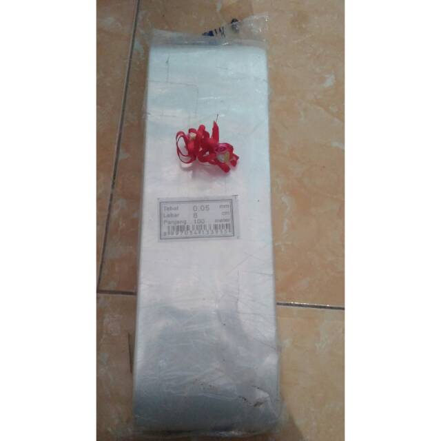 

Plastik PP Roll Tebal 0.05 Mic Lebar 8 cm