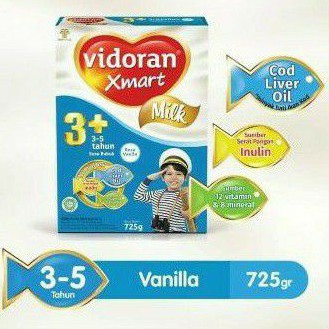 VIDORAN XMART 3+ MADU/VANILA 700GR