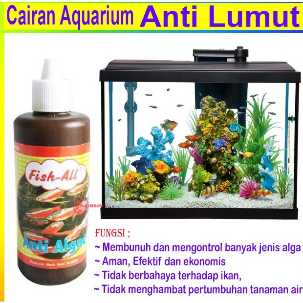 Fish All Anti Algae / Obat Anti Alga / Pembasmi Lumut Aquascape