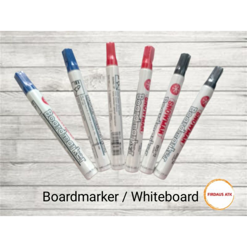 

Sepidol Snowman BG 12 / Spidol Board Marker / Whiteboard Spidol Papan Bisa Dihapus