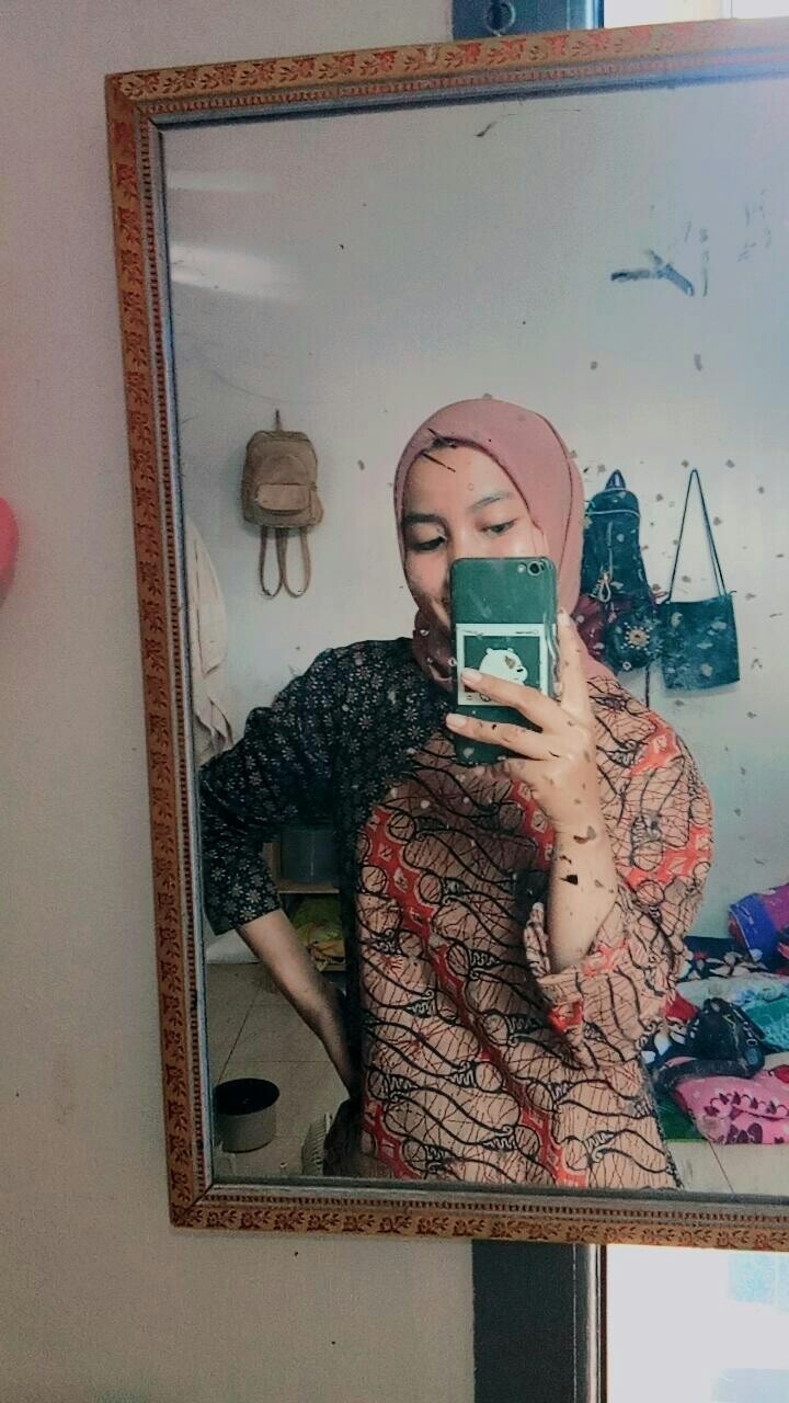 Tey-17 Batik Wanita Asj Sa Hrb026 Kenongo Kemeja Tosca Pendek