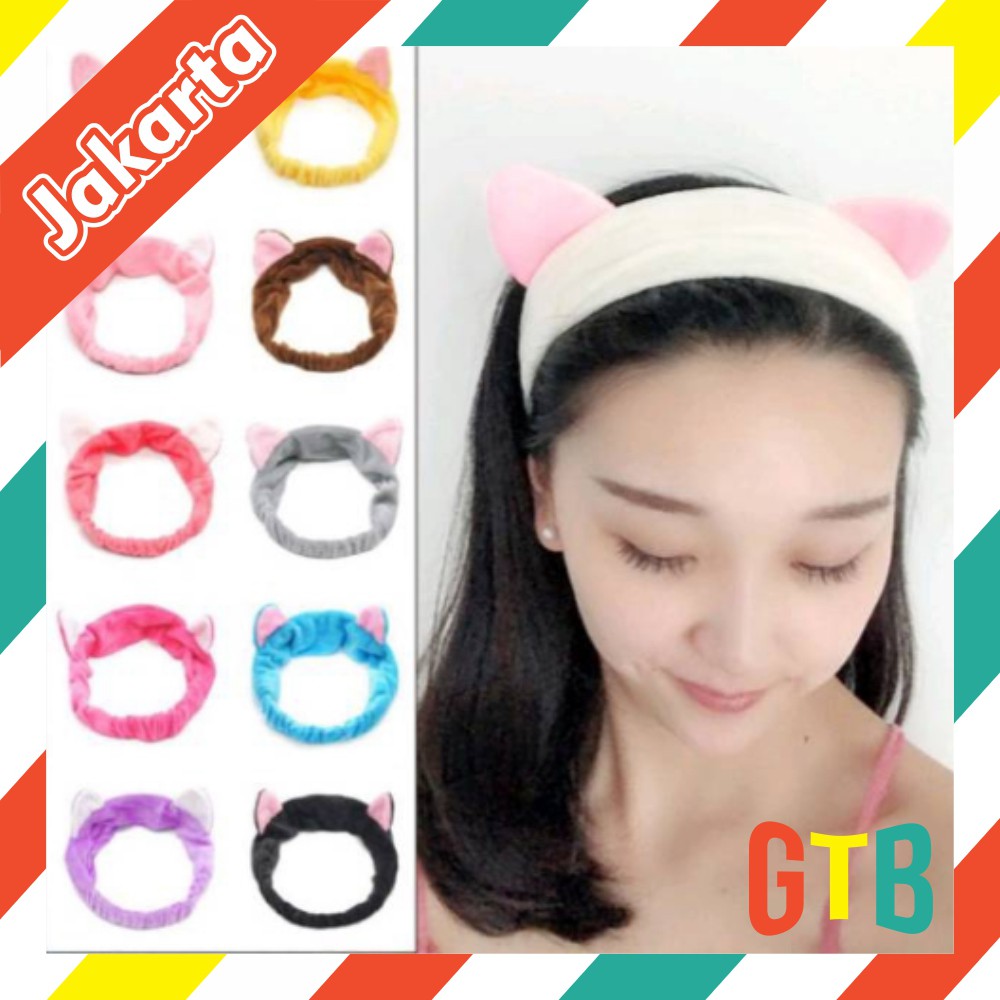 ❤️GTB❤️ R028 READY STOCK BANDO / BANDANA MOTIF KUPING CANTIK IMPORT MURAH BATAM