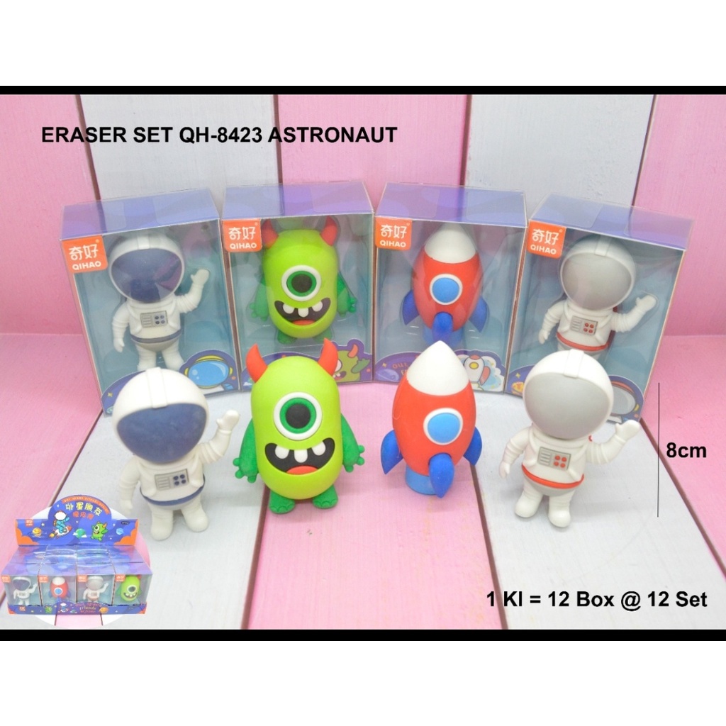 

penghapus astronot out space tinggi 8 cm satuan beny