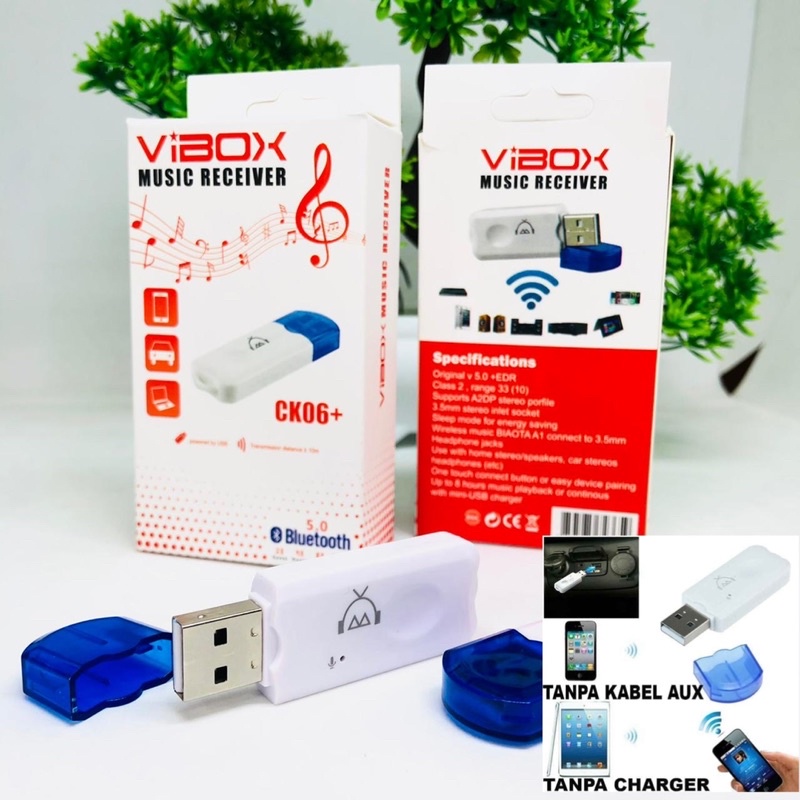 GROSIR VIBOX BLUETOOTH RECIVER CK06 ORIGINAL EASY TO CONNECT RECEIVER CK-06 MULTY MEDIA CK06+