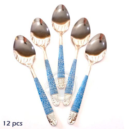 Sendok Makan Stainless Motif Batik Tebal