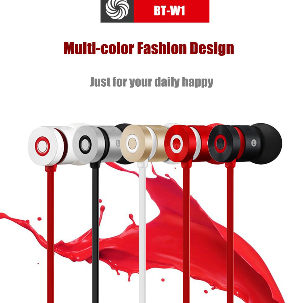 BT-W1 Bluetooth Earphone BT W1 In Ear HiFi Magnetic Sport Headset