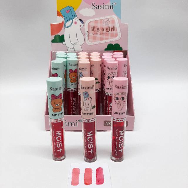 Sasimi it's a girl lip Tint No:S834 MOIST liptint lips