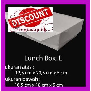 

67Yfe56- Paper Box Lunch Ukuran L Besar - Paper Box Kertas - Take Away Ui7T8U8-