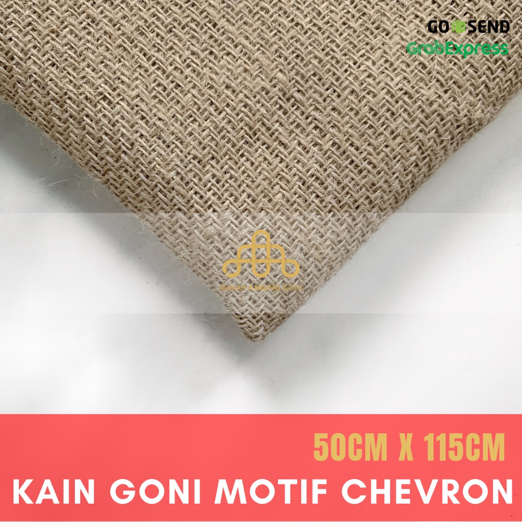 Kain Goni Rustic Motif Chevron - Kain Goni Murah- Kain Goni Tenun Chevron