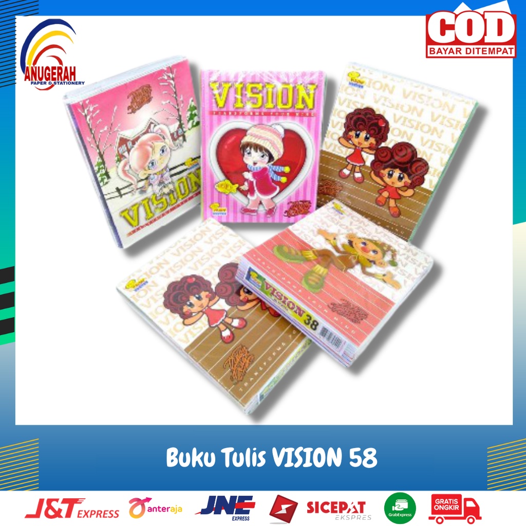 

Buku Tulis Vision 58 Murah (PAK)