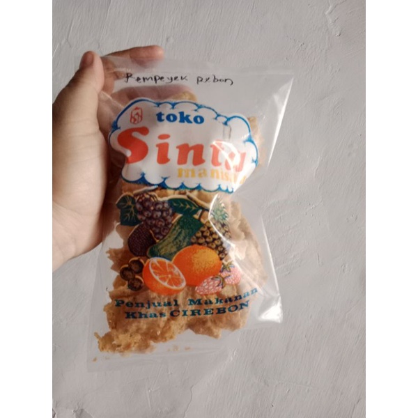 

Rempeyek Rebon berat 100 Gram Asli Sinta Manisan Khas Cirebon