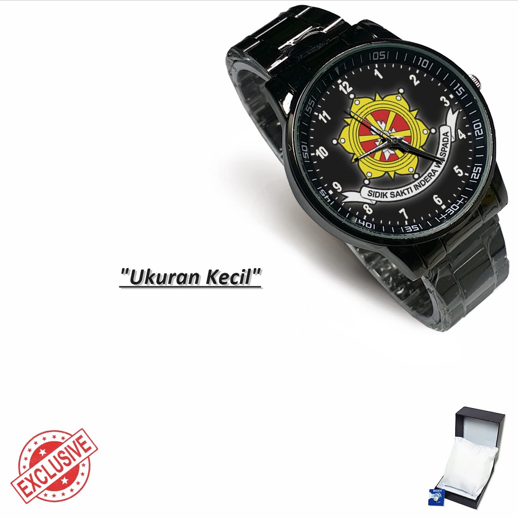 Jam Tangan Rantai Couple Logo POLRI 2 (Amazing)