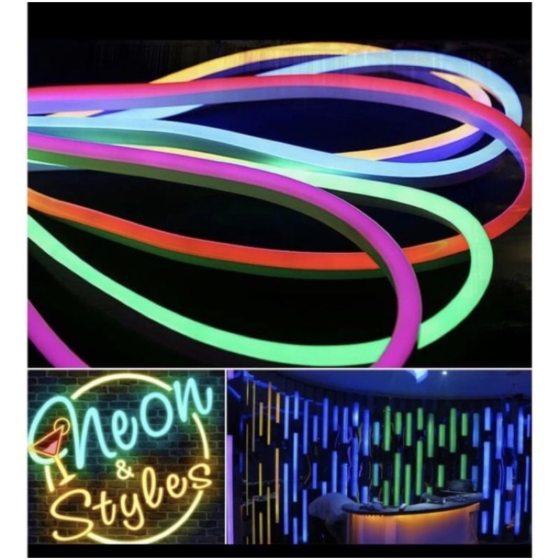 LED Neon Flex Flexible Strip Light 12V -  Warna - 5 Meter