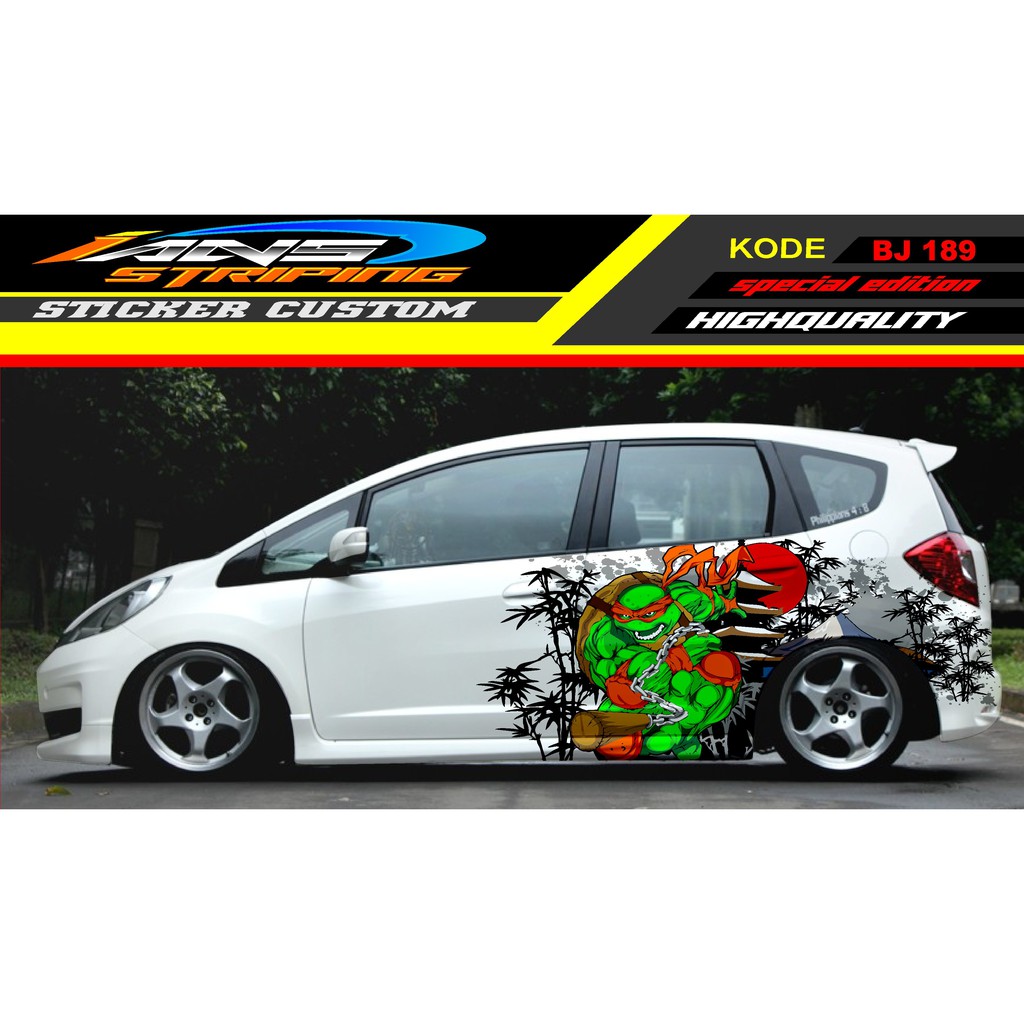 STIKER VARIASI MOBIL HONDA JAZZ