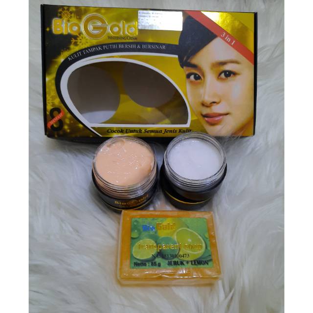 CREAM BIO GOLD 3IN1 ORIGINAL BPOM 1 PAKET