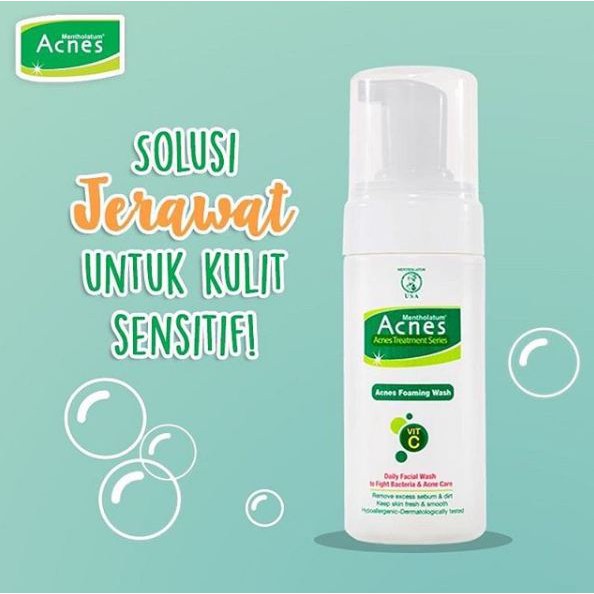 ORIGINAL Acnes Foaming Wash 100ml / Sabun Muka Jerawat / Acnes Face Wash / Facial Wash / Sabun Wajah / LEDI MART