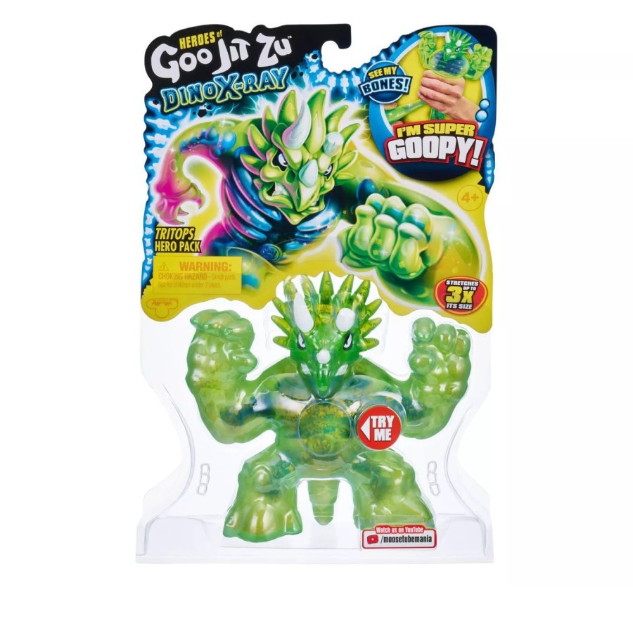 Heroes of Goo Jit Zu Dino X-Ray Tritops Hero Pack - Goojitzu Xray
