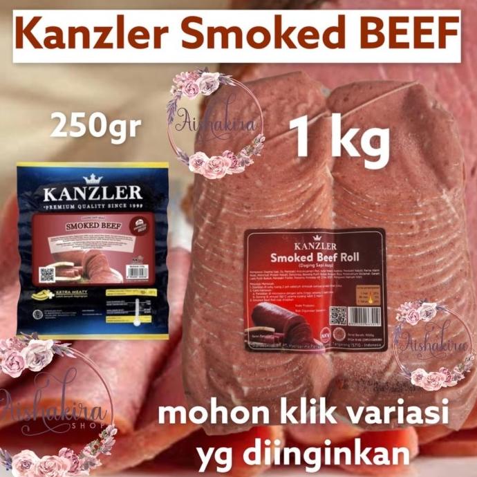 

MAKANAN BEKU / KANZLER SMOKE BEEF 250GR NON COD