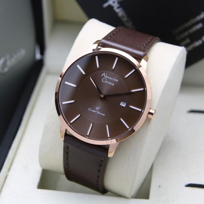 [ ORIGINAL ] Jam Tangan Pria / Cowok Alexandre Christie 8653 AC 8653 Trusted Seller