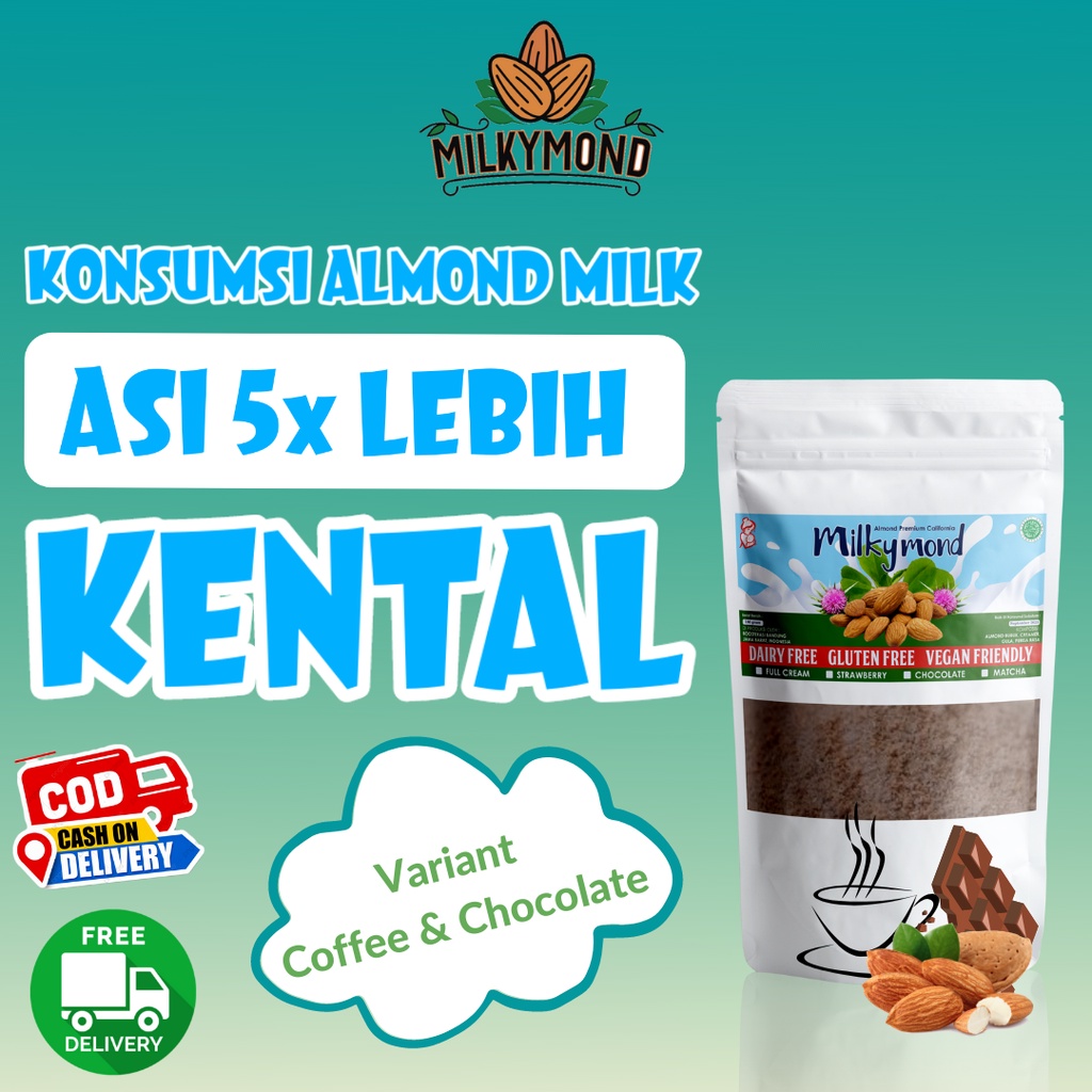 [BELI 2 GRATIS 1] Asi Booster Milkymond Almond Powder Milk Premium Almond California Variant Cheese Yogurth