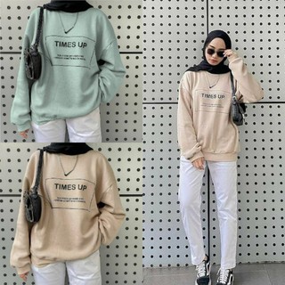 Bess - Sweater Murah Wanita / Sweater Lengan Panjang TIMES UP