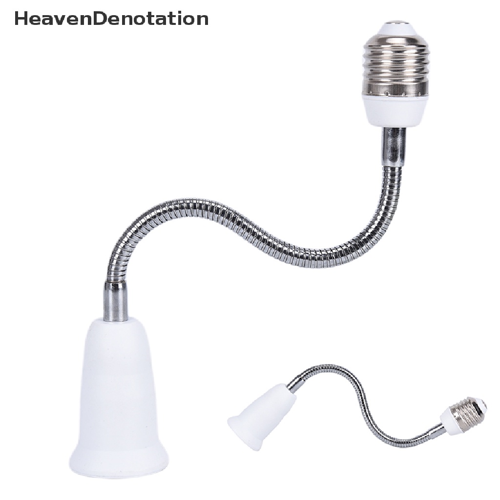 [HeavenDenotation] 30cm Lamp Extender Flexible Extension Adapter E27 To E27 Light Bulb Lamp Holder