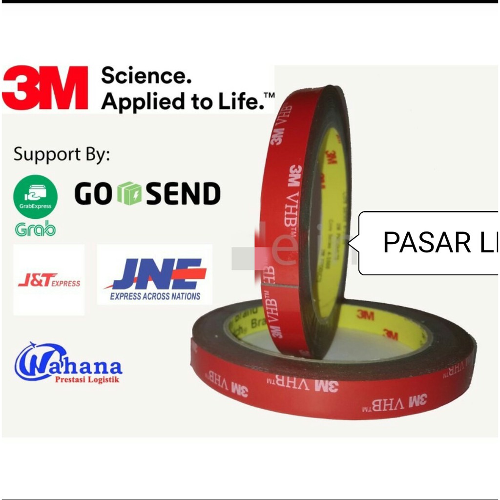 

Double Tape 3M VHB 12 mm 24 MM ORIGINAL Double Foam Tape