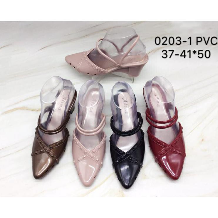 ~ LARIS SANDAL JELI~ GG 0203 SANDAL JELLY MOTIF SILANG TALI 2 BELAKANG MAYA ,SANDAL JELY SANDAL JELY