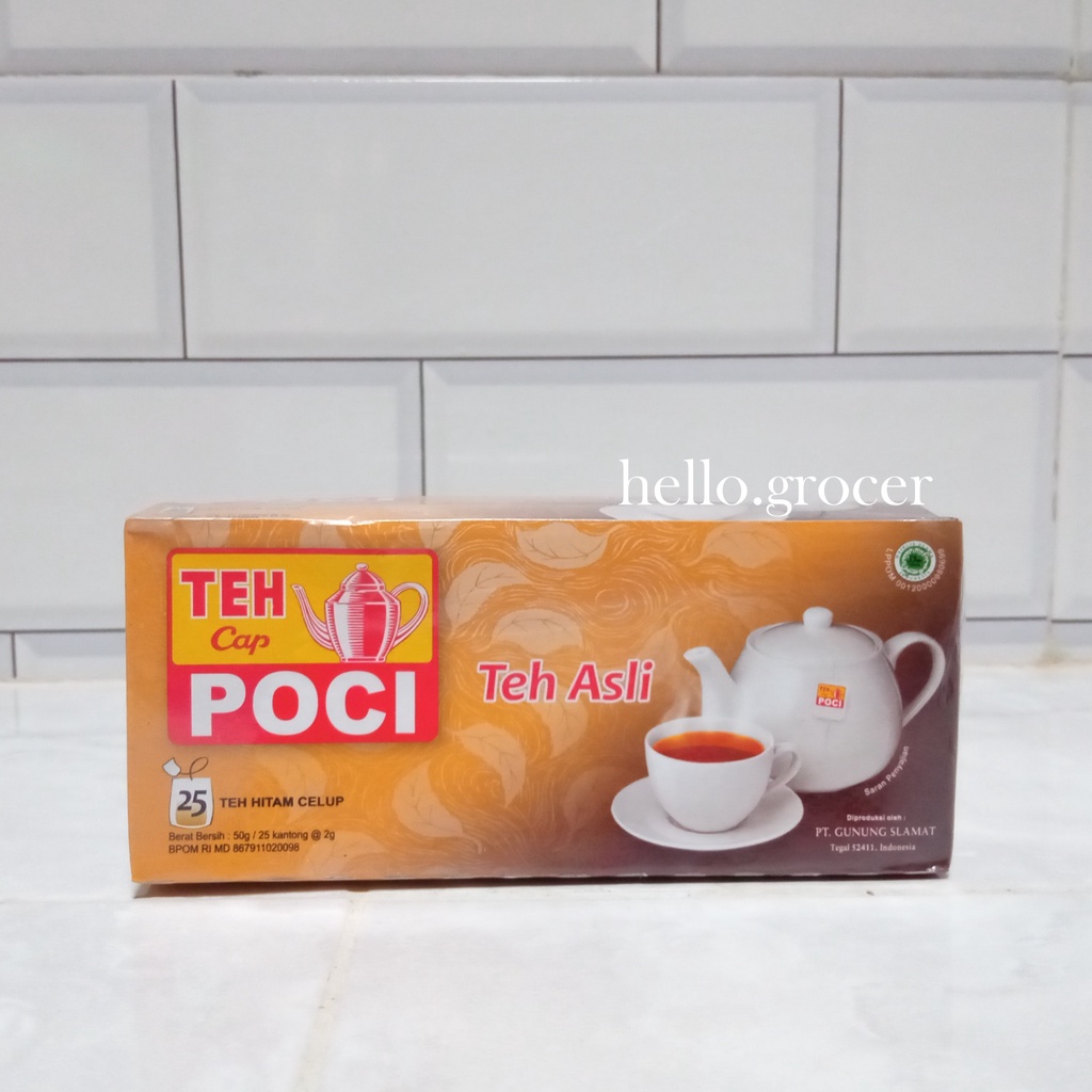 Jual Teh Poci Kotak 25 Kantong X 2 Gr Shopee Indonesia 0988