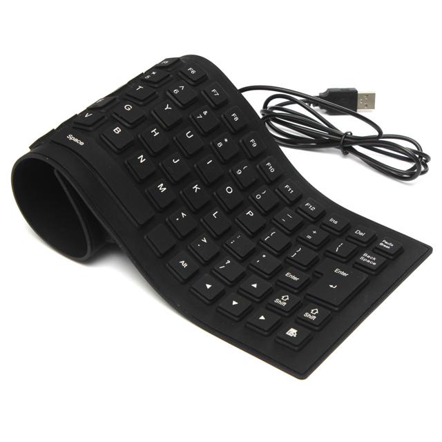 Keyboard Flexible USB Keyboard Flexsible Anti Air Bahan Karet / Flexibel Keyboard USB Keyboard Fleks