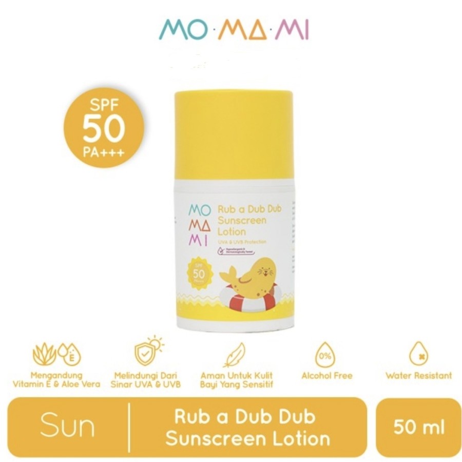 Sunblock Sunscreen lotion bayi SPF50 50ml MOMAMI
