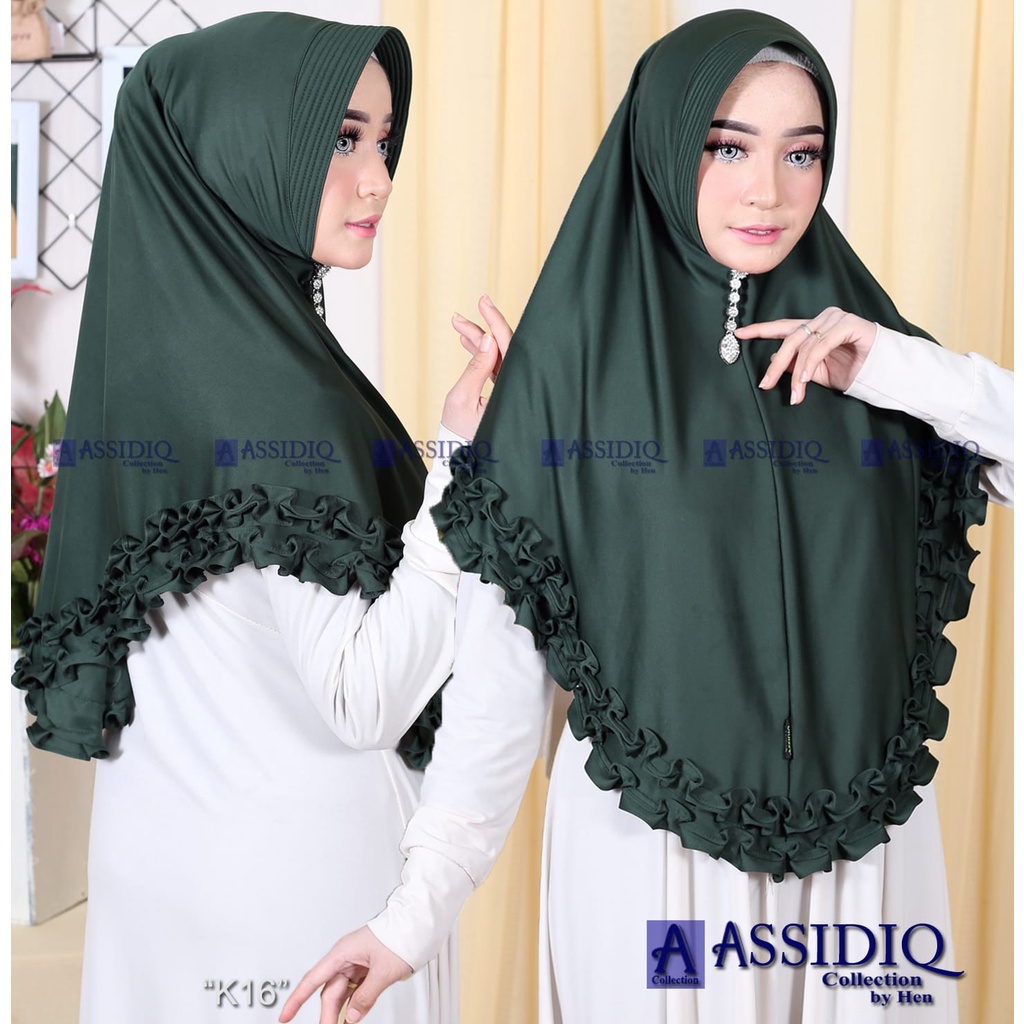 hijab instan/ori assidiqbyhen standar k16/jilbab /khimar