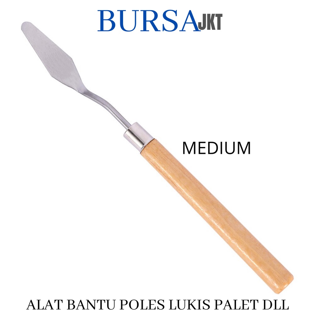 SPATULA PERATA DEKORASI KUE CAKE ART PALET PAINTING SEGIEMPAT UKURAN MEDIUM