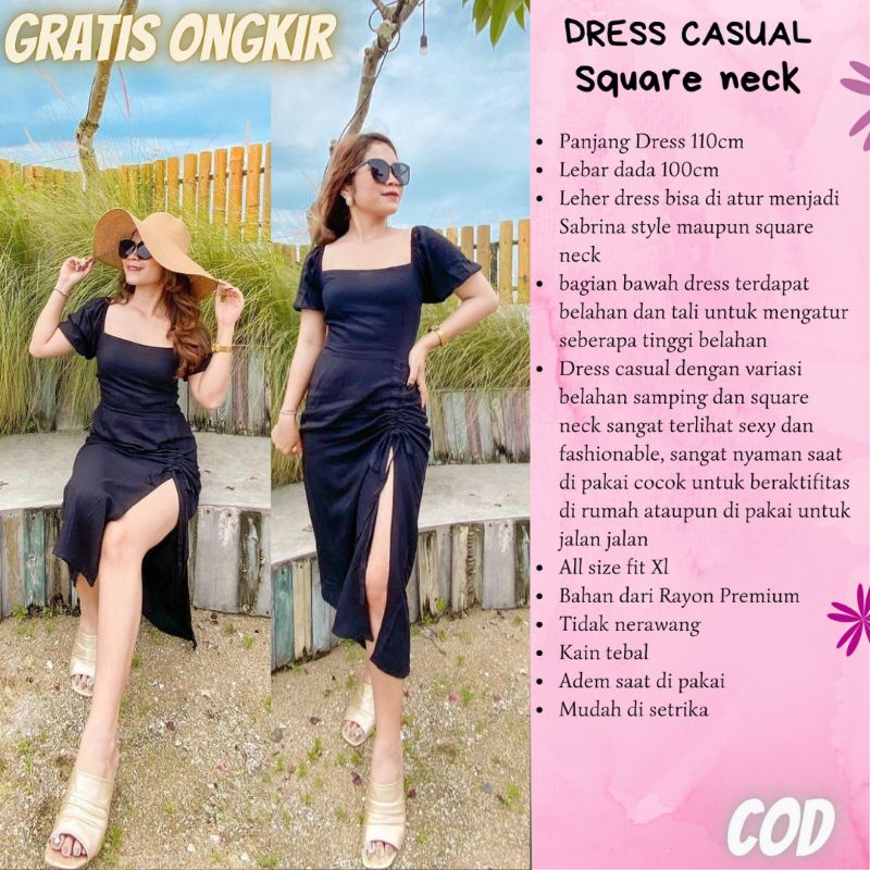 MINI DRESS DRESS POLOS MINI DRES DRESS BELAH SAMPING DRESS BODYCON SEXY DRESS KERUT DRESS SEKSI DRES