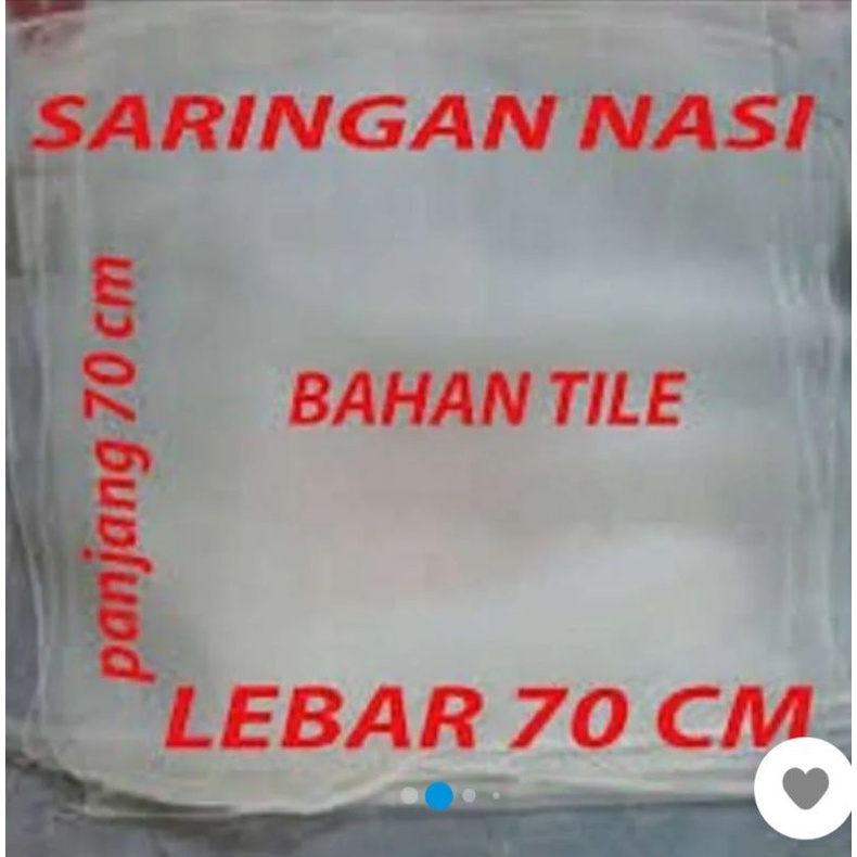 PURING NASI / SARINGAN NASI / KAIN SARINGAN