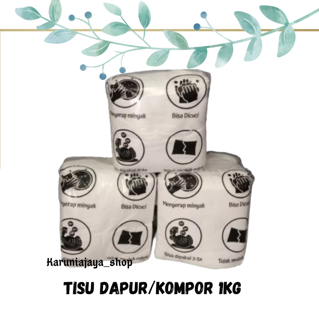 PROMO TERMURAH TISU DAPUR/KOMPOR 1KG SERBAGUNA BISA DICUCI ULANG
