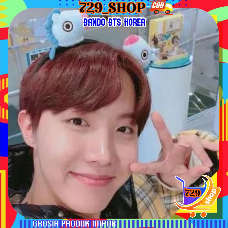 Bando BTS Korea Impor Best Seller isi 1 dan 2 Boneka