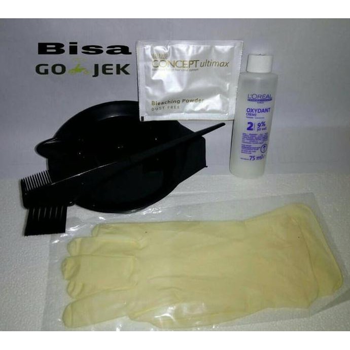 BLEACHING RAMBUT MAKARIZO ( PAKET BLEACHING )