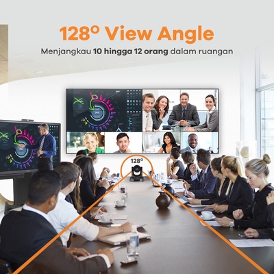 Webcam Video Conference JETE PTZ 3x Zoom - Garansi 2 Tahun Rusak Tukar Baru