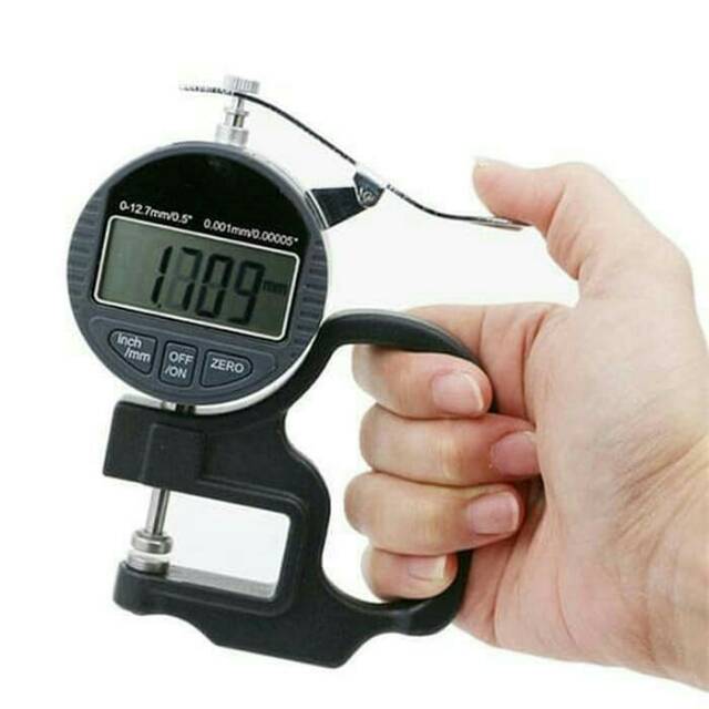 

Thickness Gauge Digital 0.001mm Pengukur Tebal Material Kertas Kain Kardus Plastik Kulit Logam Karet