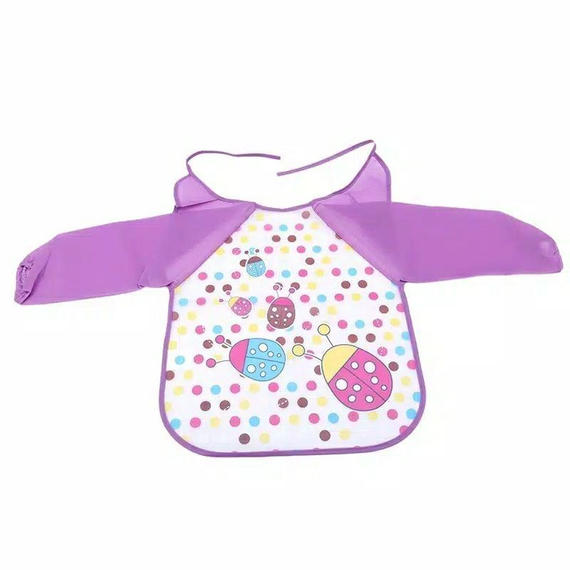 LZ.C33 bib baju anak. celemek baju bayi. bib slabber