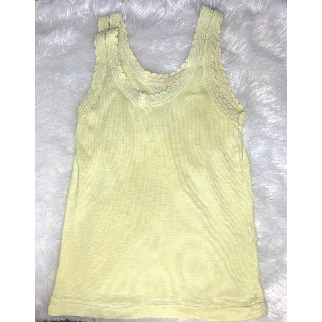 Kaos dalam anak / kaos dalam anak perempuan / dalaman anak / kaos dalam kuning anak