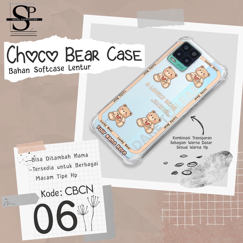 Softcase Bear For INFINIX HOT 8 / HOT 9 / HOT 9 PLAY / HOT 10 / HOT 10 PLAY / HOT 11 / HOT 11 PLAY