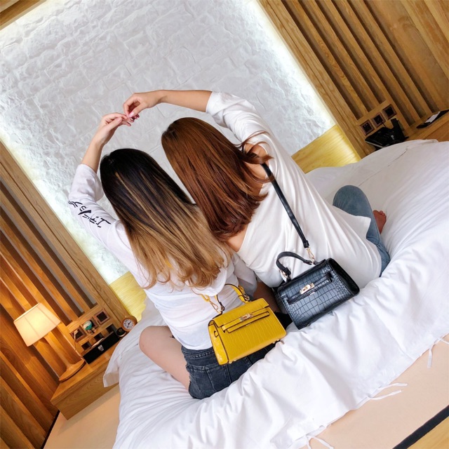 SG3022 syafniegalery hand bag impor tas kulit croco minibag impor tasbatam grosir tas batam 7042