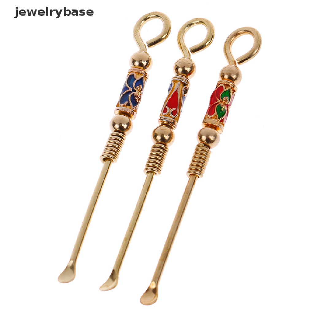 Gantungan Kunci Bentuk Ear Pick Bahan Tembaga Untuk Pria