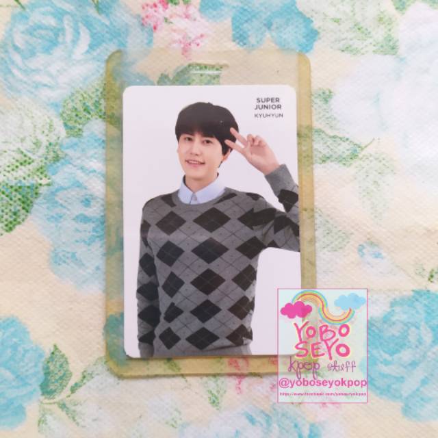 SM Coex Artium Fortune Cookie Kyuhyun Photocard