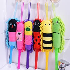 A14 Kemoceng / Pembersih Debu / Animal duster chennile microfiber cendol karakter